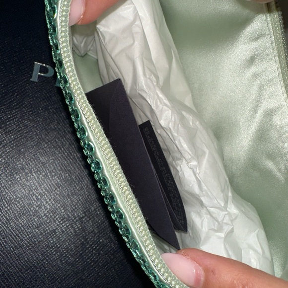 NWT! PRADA RE-EDITION SHOULDER BAG-CRYSTALIZED AQUA-NEVER WORN- LIMITED EDITION - Picture 7 of 10